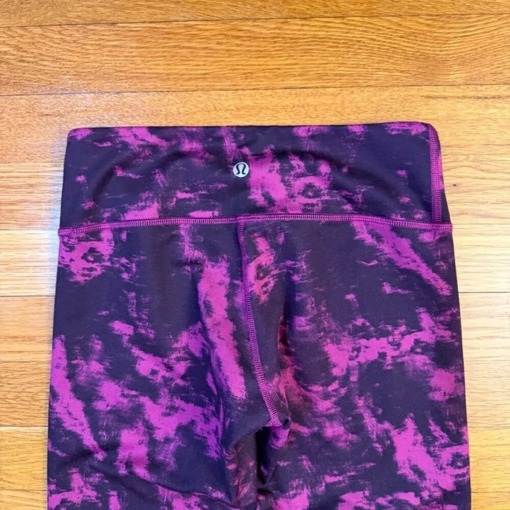 Lululemon Wunder Under Pant *Full-On Luon Breezie Regal Plum Black - Size 4